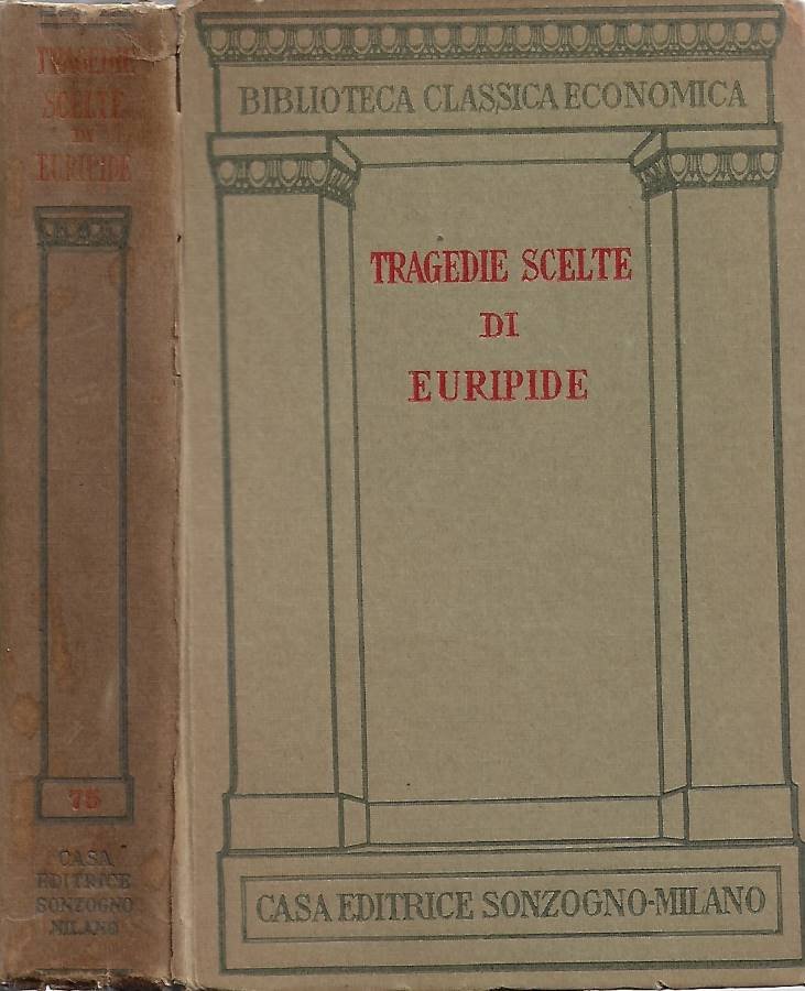 Tragedie scelte di Euripide (Volume unico) | Immagine principale