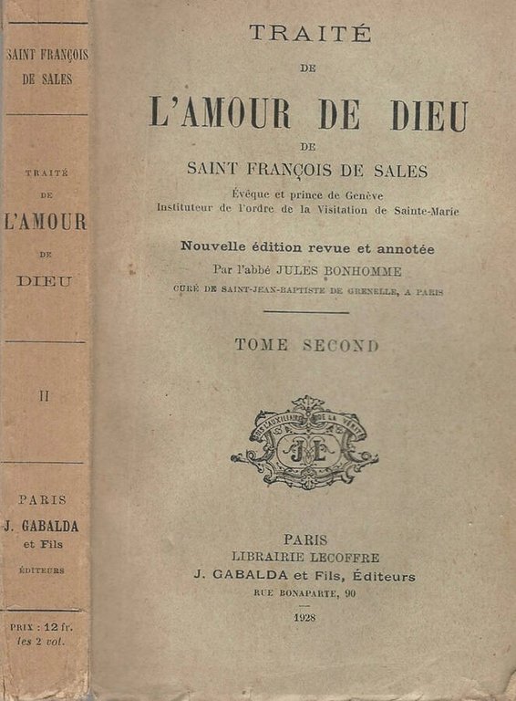 Traité de l'amour de Dieu, tomo secondo | Immagine Gallery 2