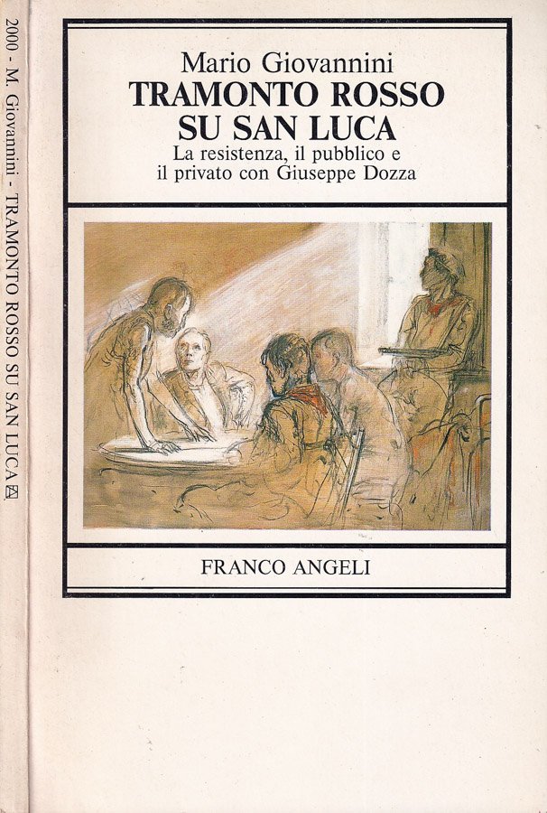 Tramonto rosso su San Luca