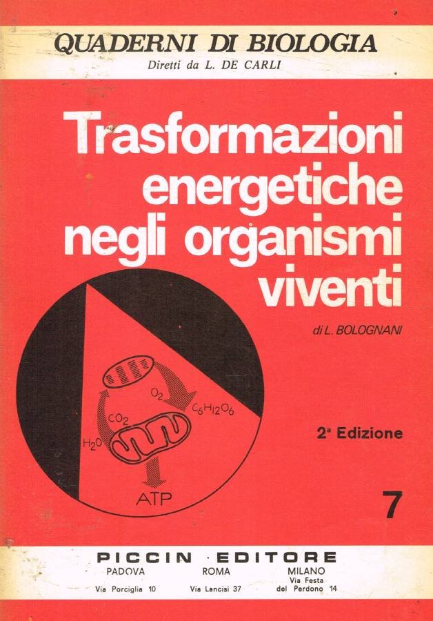 Trasformazioni energetiche negli organismi viventi