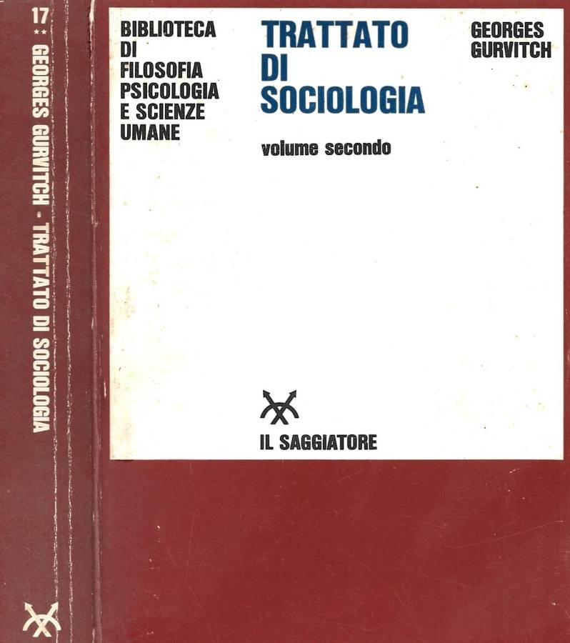 Trattato di sociologia. Volume secondo | Immagine principale