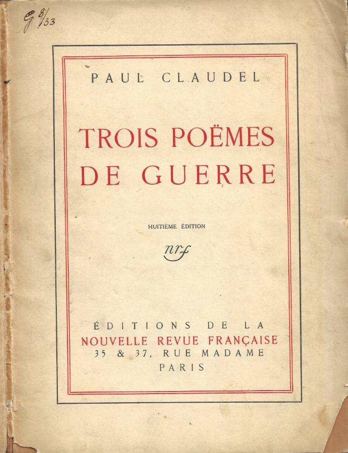Trois Poemes de Guerre