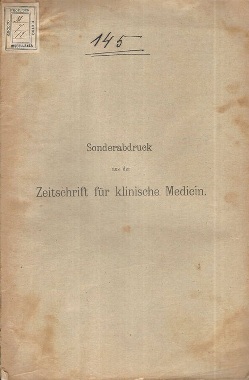 Ueber die Vertheilung der stickstoffhaltigen Substanzen im Harne des kranken …