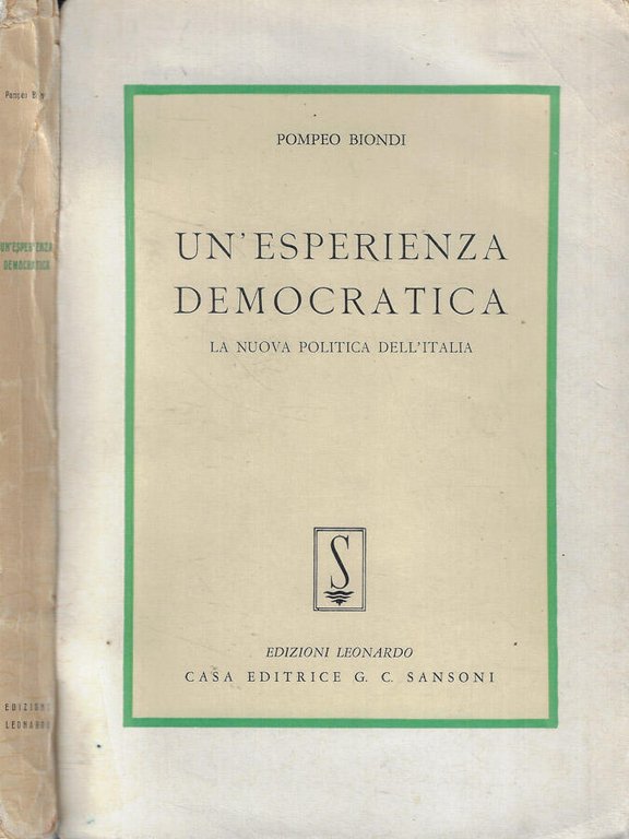 Un'esperienza democratica