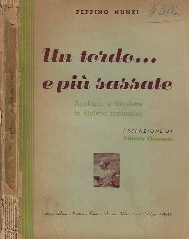 Un tordo e più sassate