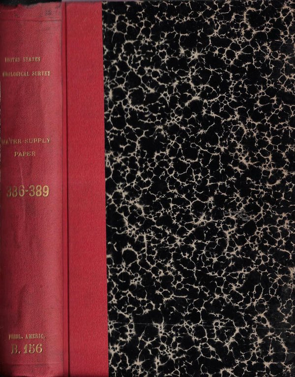 United States Geological Survey Water-Supply Paper 386, 387, 388, 389