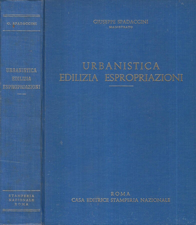 Urbanistica Edilizia Espropriazioni