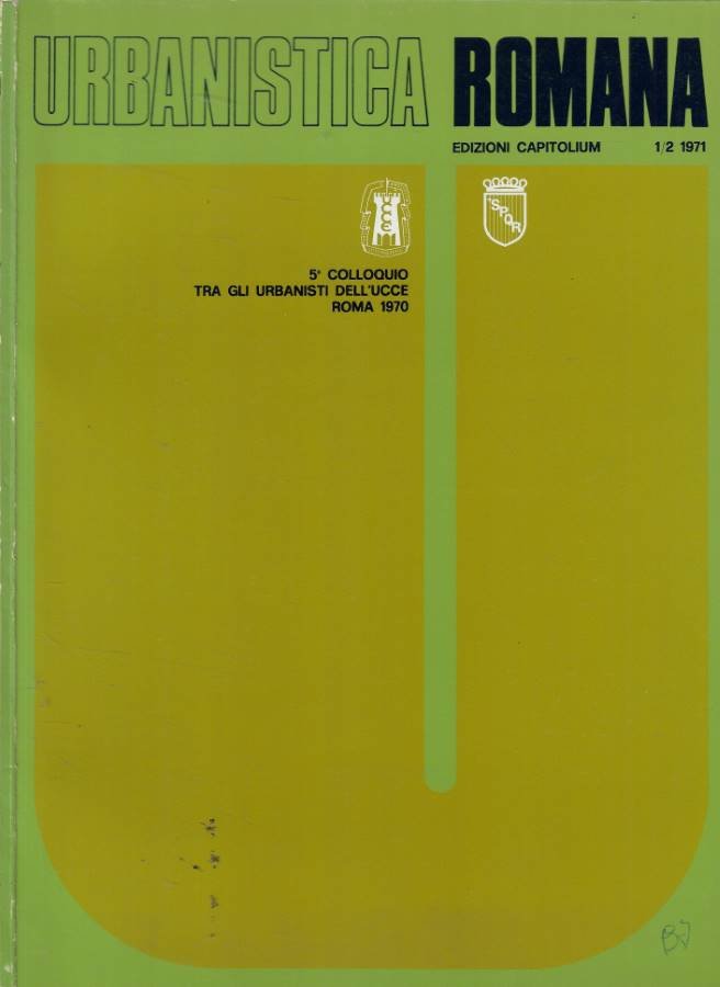 Urbanistica romana 1-2 Anno 1971
