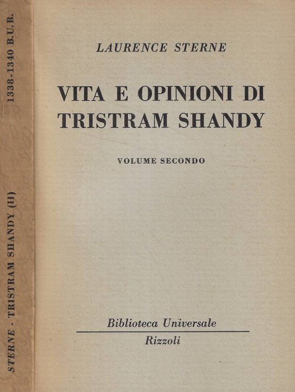 Vita e opinioni di Tristan Shandy Vol. II