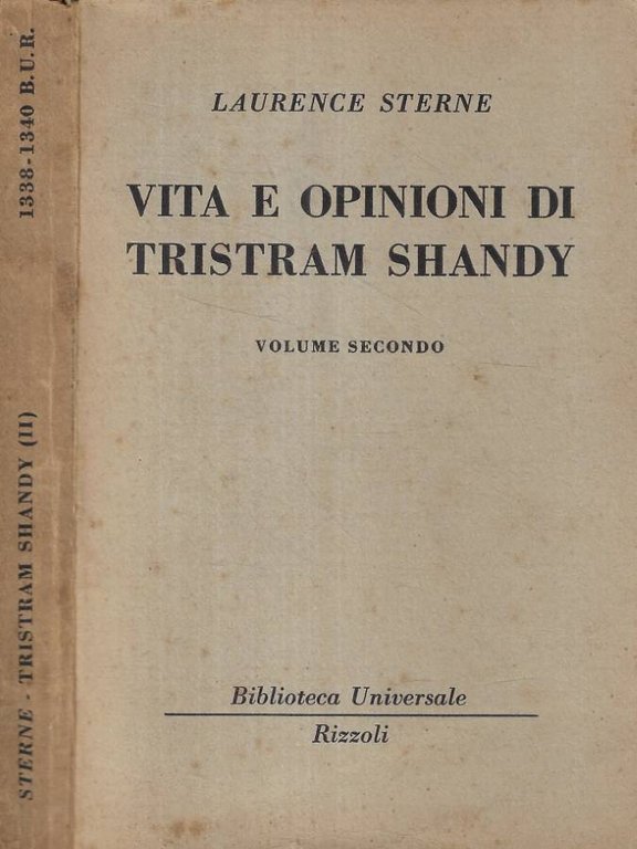 Vita e opinioni di Tristram Shandy Vol. II