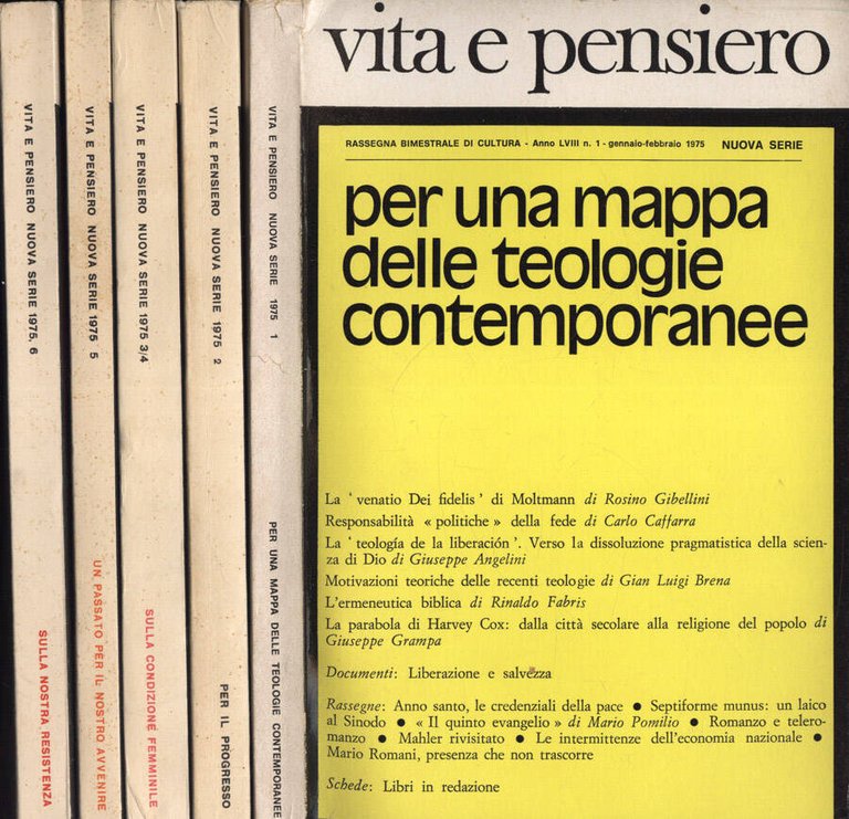 Vita e pensiero Anno 1975 n. 1, 2, 3 - …
