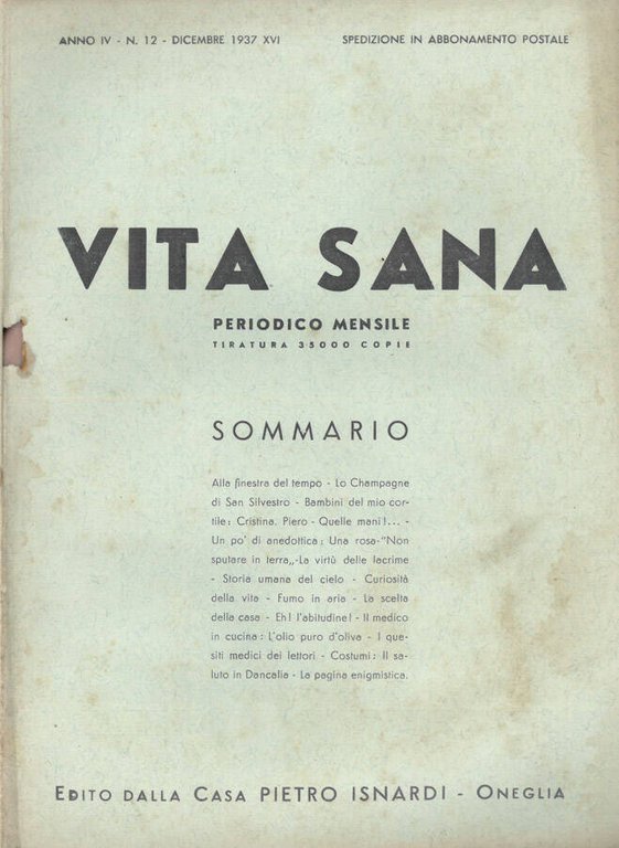 Vita Sana 1937 | Immagine Gallery 2