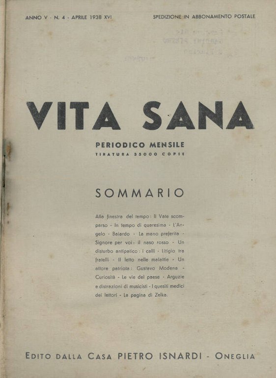 Vita Sana 1938 | Immagine Gallery 2