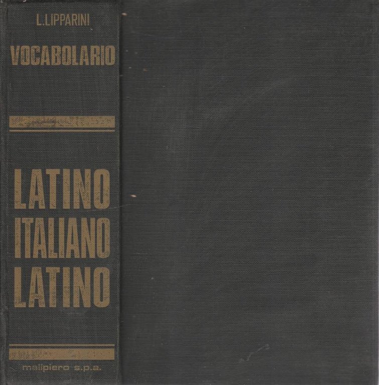 Vocabolario Latino-Italiano Italiano-Latino