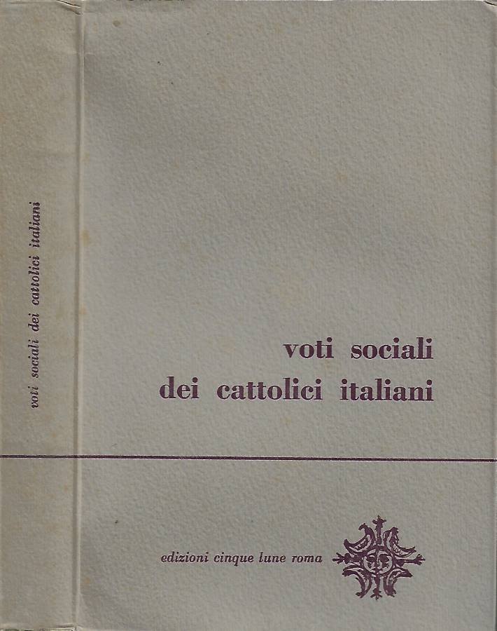 Voti sociali dei cattolici italiani | Immagine principale