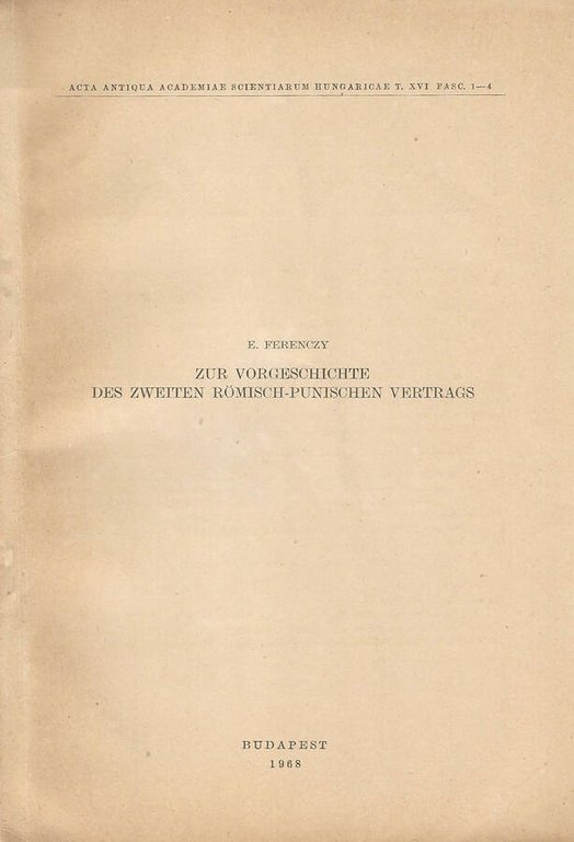 Zur Vorgeschichte Des Zweiten Romisch - Punischen Vertrags | Immagine Gallery 2