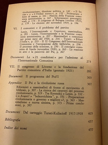 Le origini del Partito Comunista Italiano. Il PSI dalla guerra …