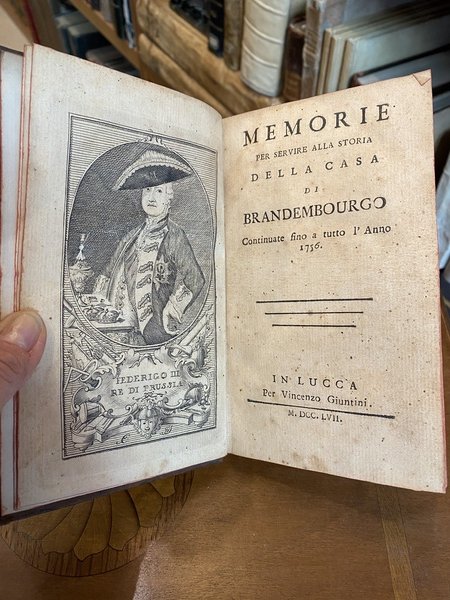 Memorie per servire alla storia della casa di Brandembourgo continuate …