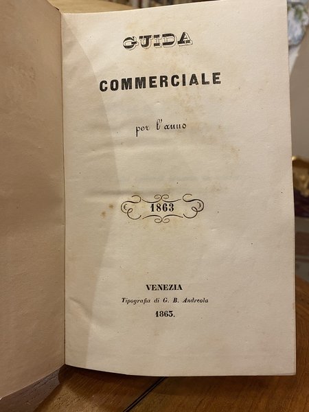 Guida commerciale per l'anno 1863.