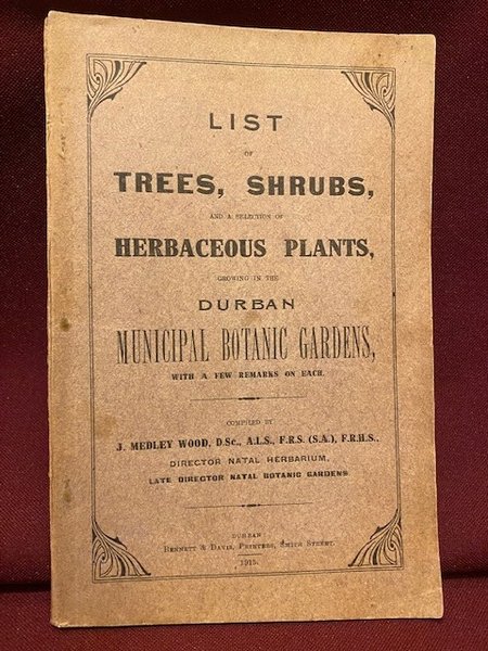 List of trees, shrubs and a selection of herbaceous plants …