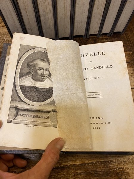 novelle di matteo bandello. (volumi 9 completo).