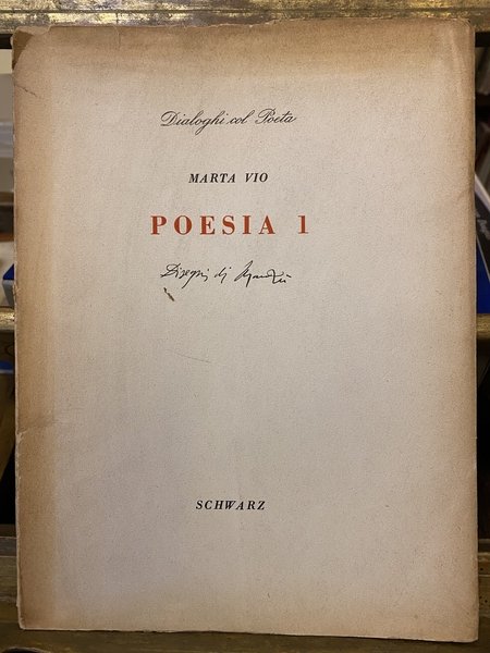 Poesia 1. Disegni di Manzù.