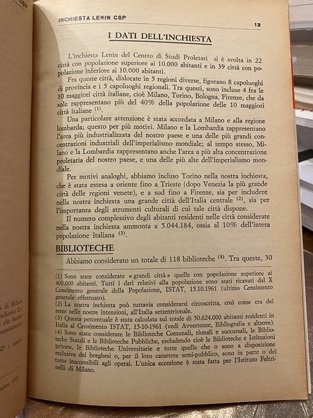 Inchiesta Lenin 1970.