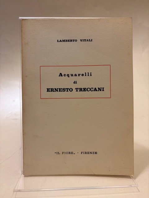 Acquarelli di Ernesto Treccani. (DEDICA) | Immagine principale