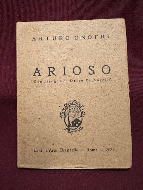 Arioso. Con disegni di Deiva de Angelis. (DEDICA) | Immagine principale
