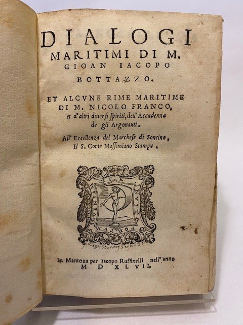 Dialogi maritimi et alcune Rime maritime di M. Nicolo Franco, …