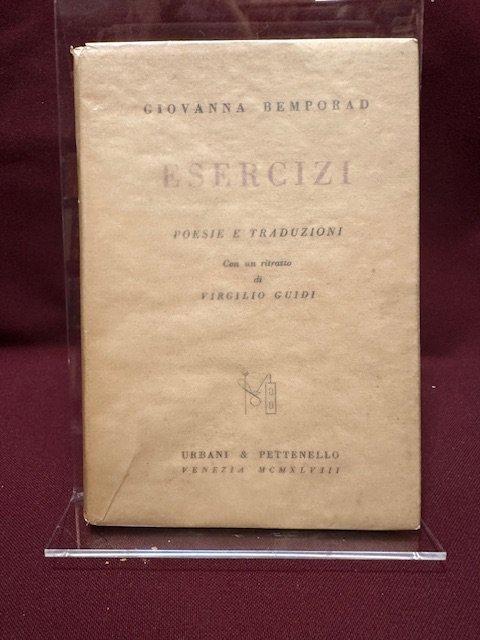Esercizi poesie e traduzioni con un ritratto di Virgilio Guidi.