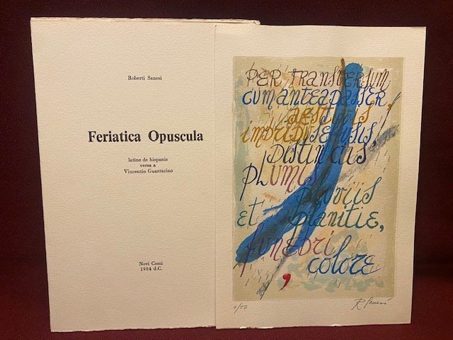 Feriatica opuscola. Latine de hispanis versa a Vincentio Guarracino.