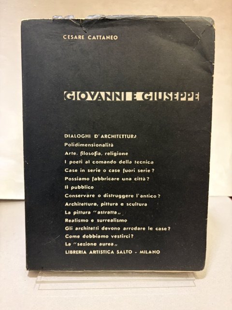 Giovanni e Giuseppe. Dialoghi d'Architettura. | Immagine principale