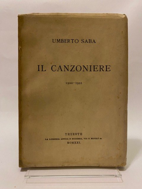 Il Canzoniere 1920-1921.