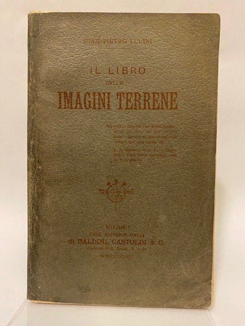 Il libro delle immagini terrene. (DEDICA)
