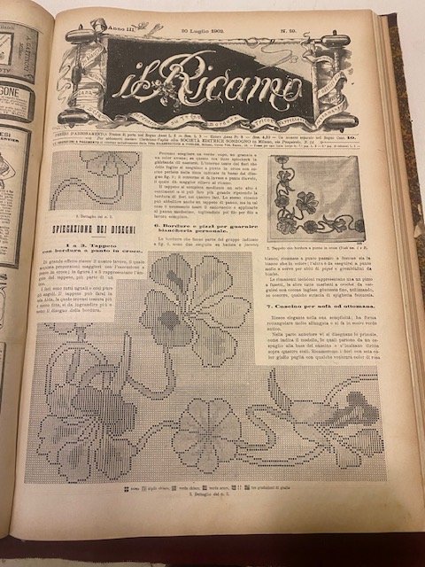 Il Ricamo. Annata III - 1902 dal nr. 1 (5 …