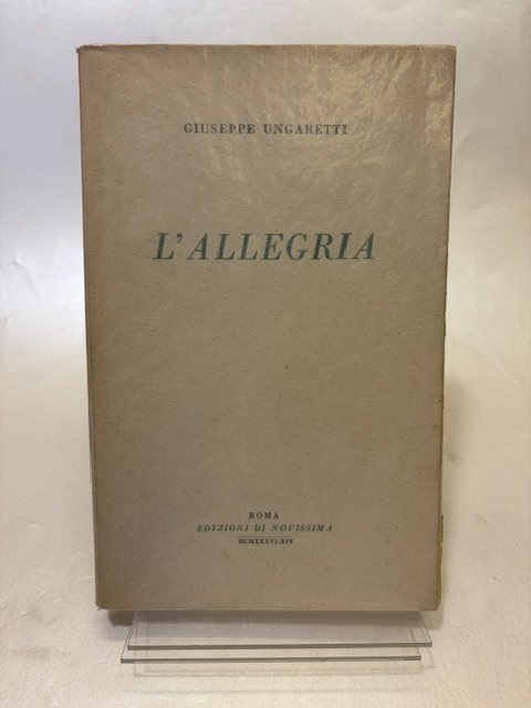 L'allegria. | Immagine principale
