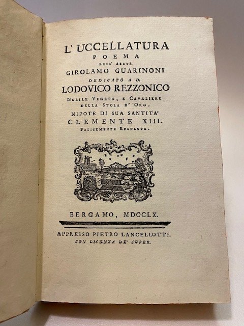 L'Uccellatura poema.