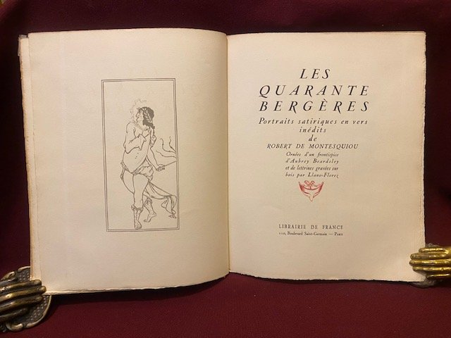 Les quarante bergères. Portraits satiriques en vers inédits par Robert …