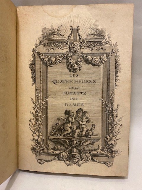 Les quatre heures de la toilette des dames poeme érotique …