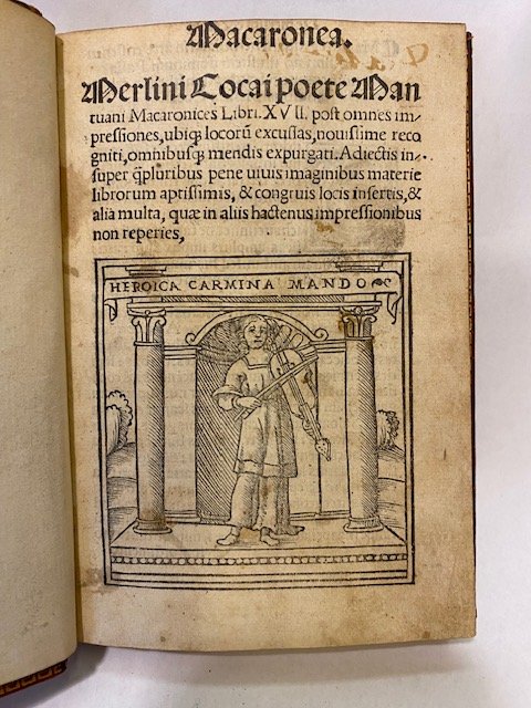 Macaronea. Merlini Cocai poete mantuani Macaronices.