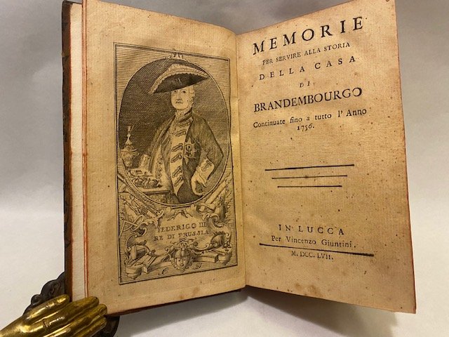 Memorie per servire alla storia della casa di Brandembourgo continuate … | Immagine principale