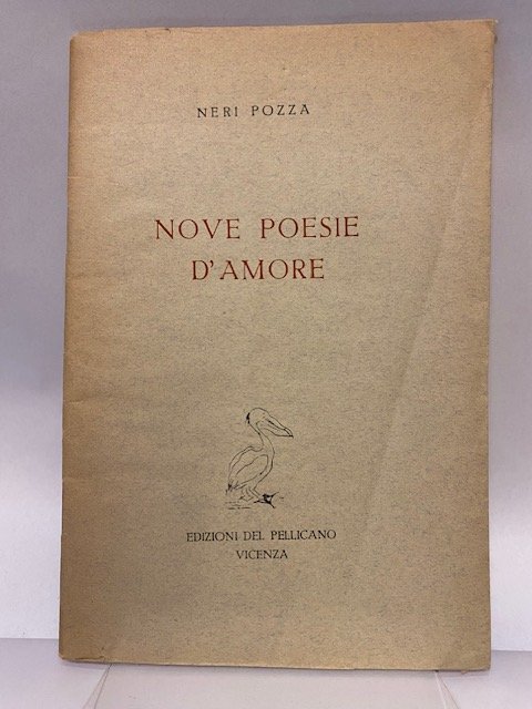 Nove poesie d’amore. (DEDICA)