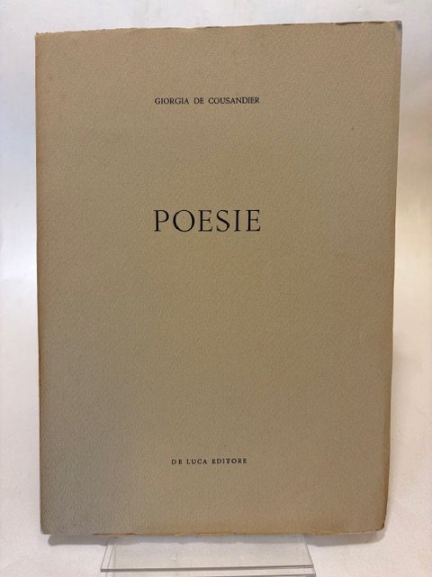 Poesie. (DEDICA). | Immagine principale