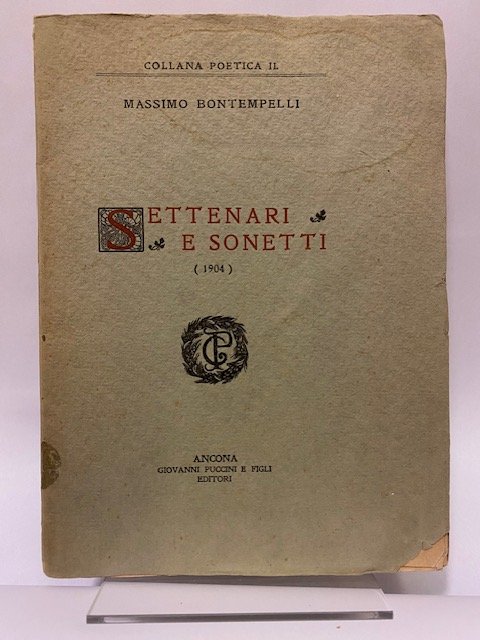 Settenari e Sonetti (1904).