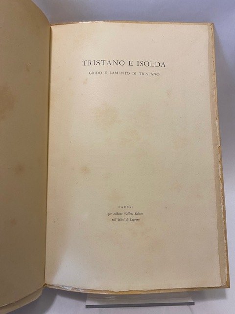 Tristano e Isolda. Grido e lamento di Tristano.