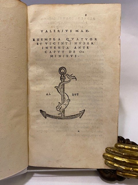 Valerius Max. Exempla Quatuor e Viginti nuper inventa ante caput …