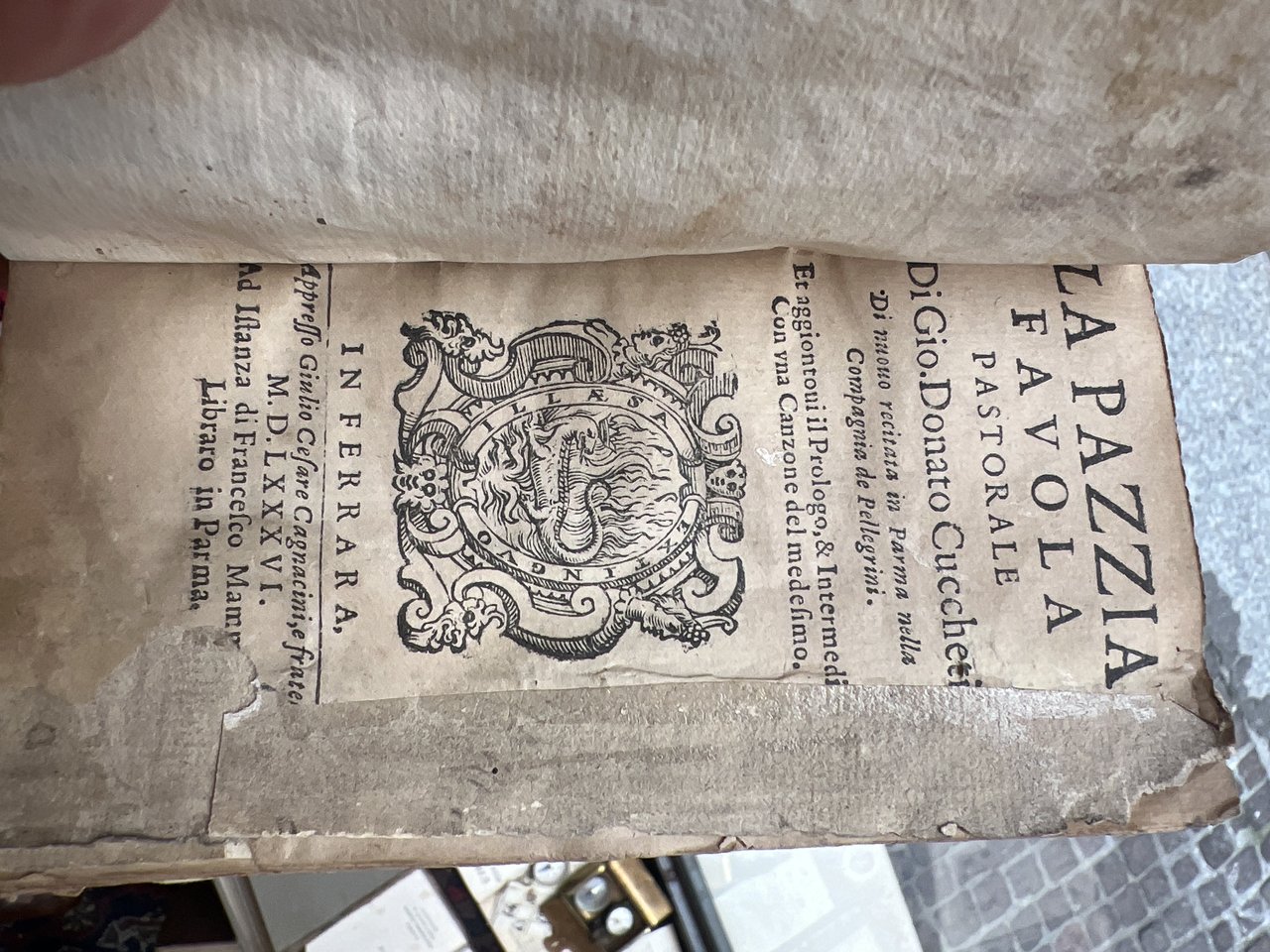 La pazzia favola pastorale di Gio. Donato Cuccheti