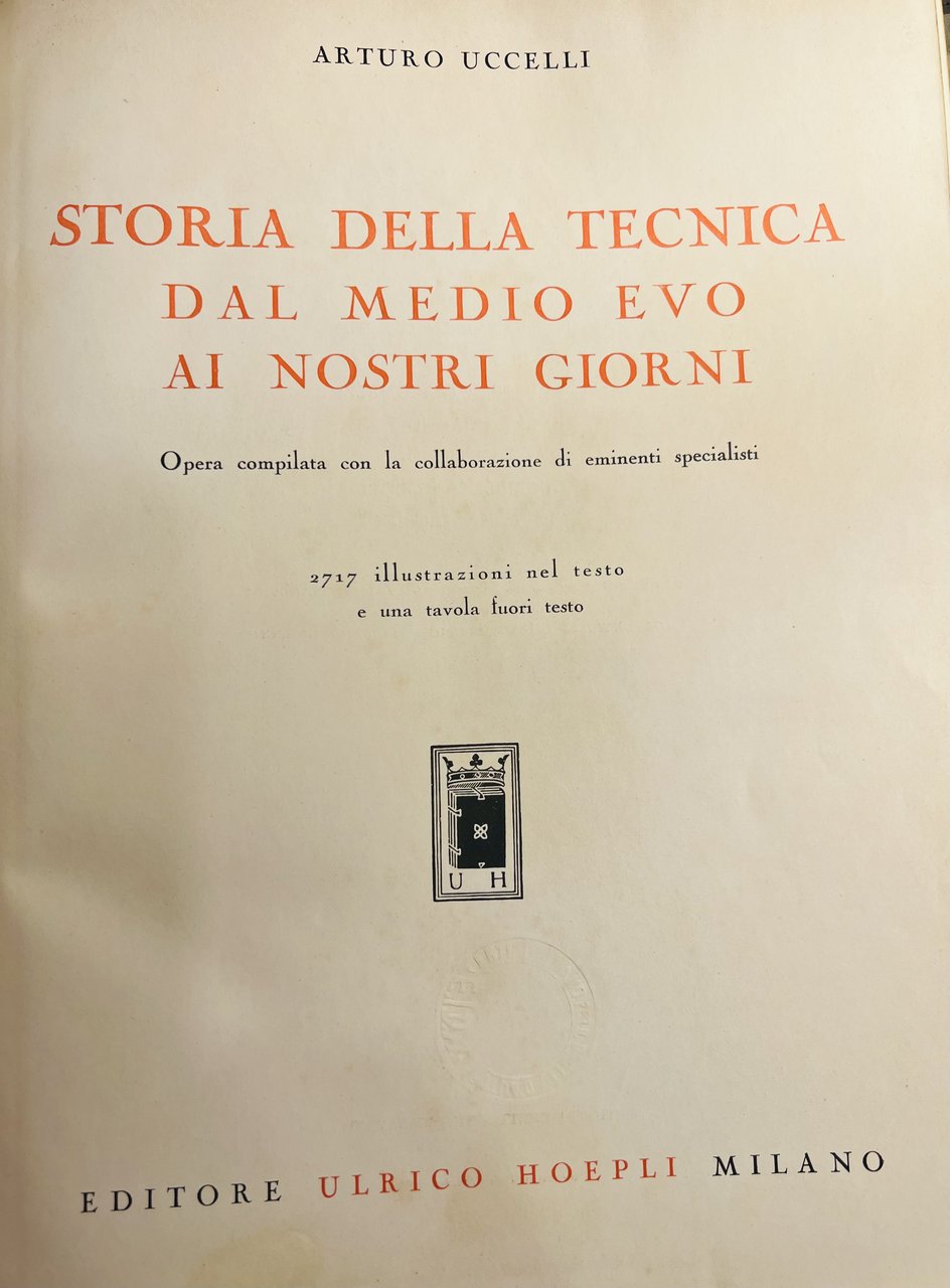 Storia della tecnica dal Medioevo ai nostri giorni - opera … | Immagine principale