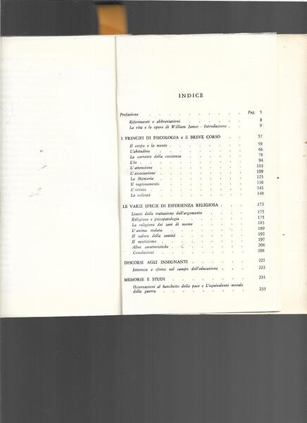 Introduzione a William James. Pref. di C.A. Mace.